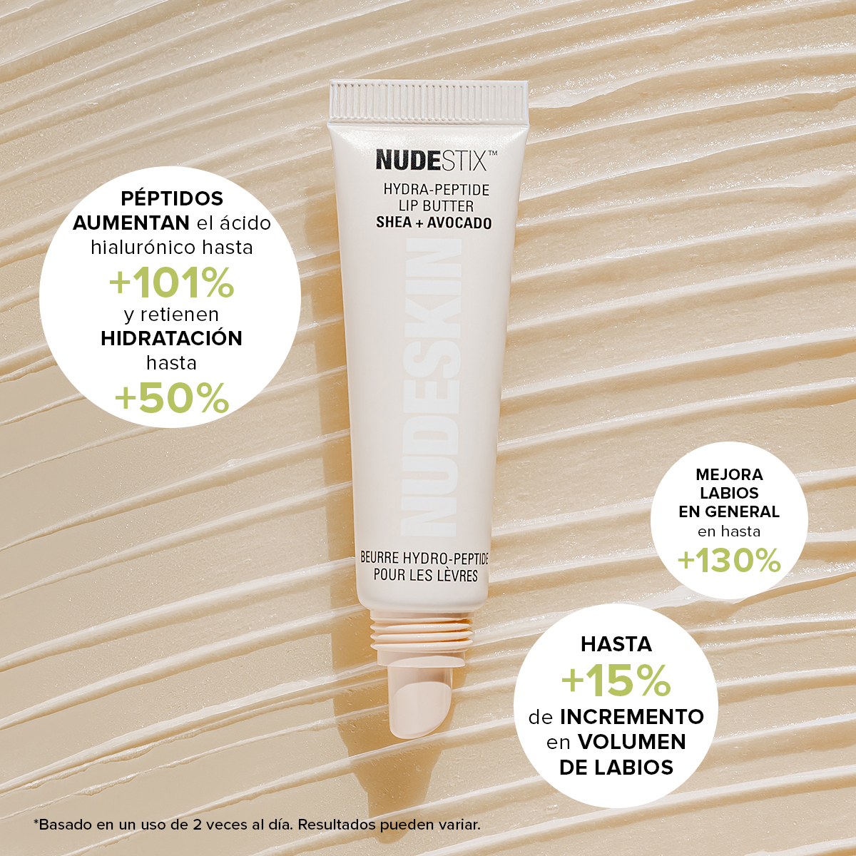 NUDESKIN HYDRATING PEPTIDE LIP BUTTER (BÁLSAMO DE LABIOS)
